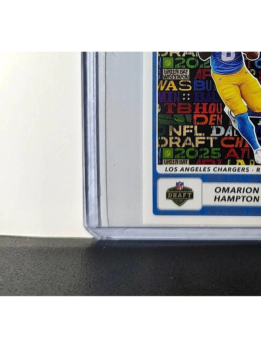 Omarion Hampton Rookie 2025 Panini NFL #557 Draft Sticker